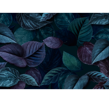 Fotomural naturaleza patrones de hojas suaves - TenVinilo