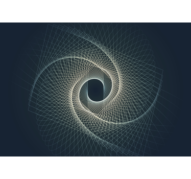 Fotomural abstracto patrón geométrico espiral - TenVinilo