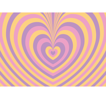 Fotomural de amor diseño de patrón de corazones - TenVinilo