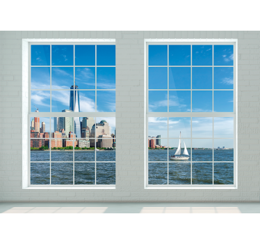 Fotomural nueva york horizonte icónico de nueva york - TenVinilo