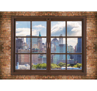 Fotomural nueva york vistas del skyline de manhattan - TenVinilo
