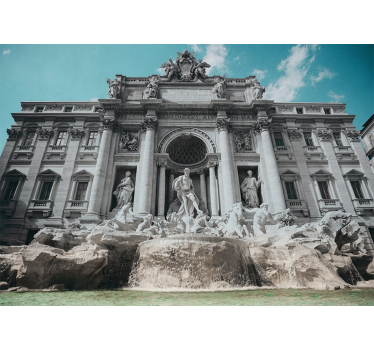Fotomural ciudad fuente de trevi - TenVinilo