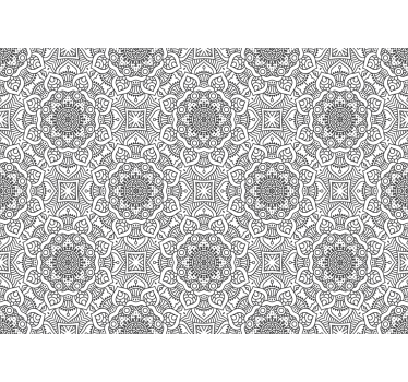 Fotomural mandala patrones geométricos intrincados - TenVinilo