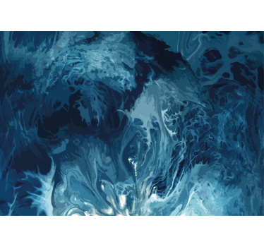Fotomural abstracto remolino oceánico - TenVinilo