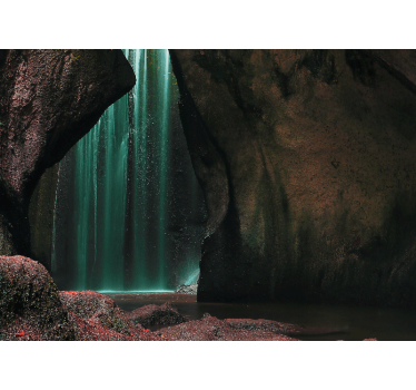 Fotomural naturaleza escena de cascada tropical - TenVinilo