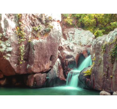 Fotomural naturaleza cascada tranquila - TenVinilo