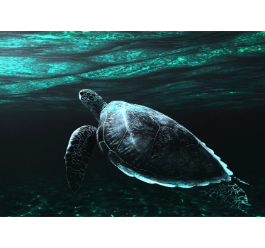 Fotomural animales tortuga marina majestuosa - TenVinilo