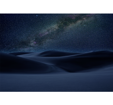 Fotomural espacio paisaje nocturno estrellado - TenVinilo