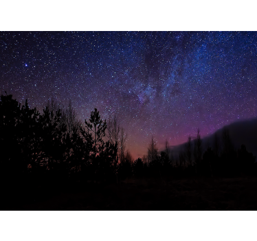 Fotomural espacio atardecer celestial - TenVinilo