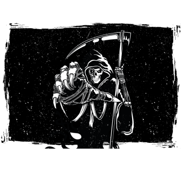 Fotomural halloween ilustración del segador - TenVinilo