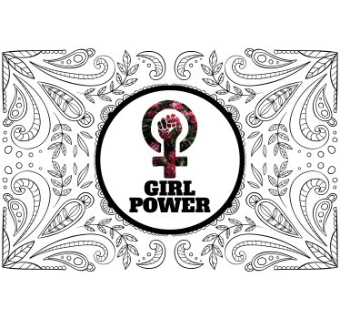 Fotomural frase empoderamiento para mujeres - TenVinilo