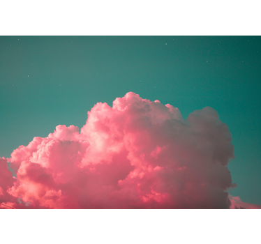 Fotomural cielo nubes rosas de ensueño - TenVinilo