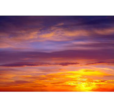 Fotomural cielo vista majestuosa del atardecer - TenVinilo