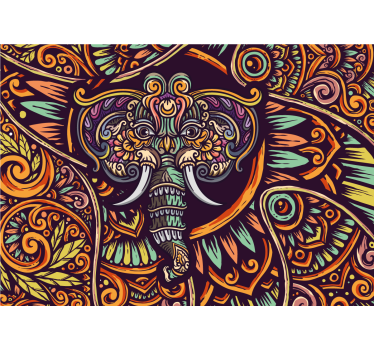 Fotomural animales motivo decorativo de elefante - TenVinilo