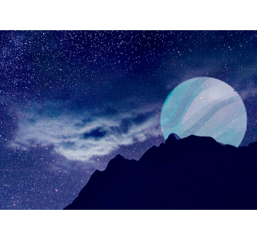 Fotomural espacio cielo nocturno celestial - TenVinilo