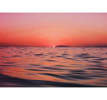 Fotomural mar crepúsculo sobre el mar - TenVinilo