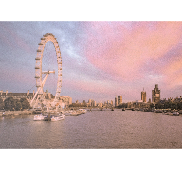Fotomural de londres vista del london eye - TenVinilo