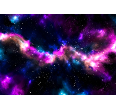 Fotomural espacio paisaje de nebulosa cósmica - TenVinilo