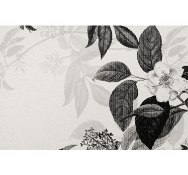 Mural de pared flores composición de flores elegantes - TenVinilo