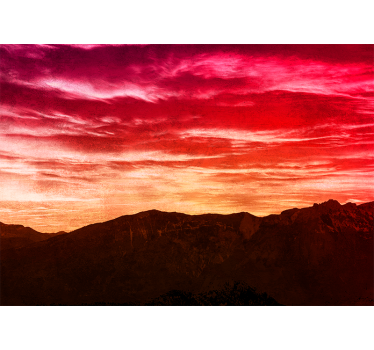 Fotomural montañas crepúsculo regal de montañas - TenVinilo