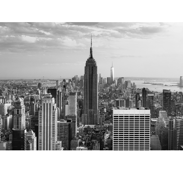 Fotomural nueva york paisaje urbano empire state - TenVinilo