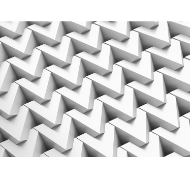 Fotomural textura chevron tridimensional - TenVinilo