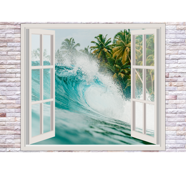Fotomural mar vista de olas del océano - TenVinilo