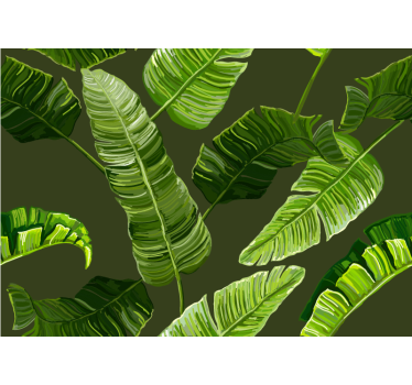 Papel pintado naturaleza follaje verde exuberante - TenVinilo
