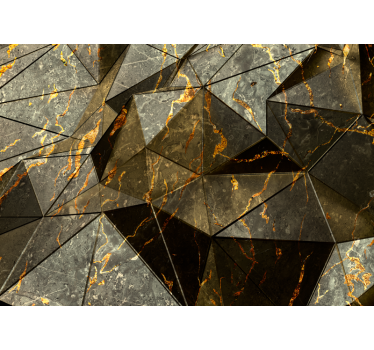 Fotomural textura emblema de piedra geométrica - TenVinilo