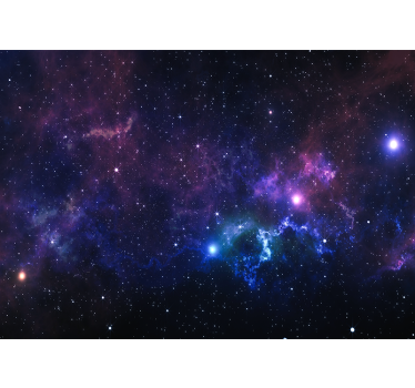 Fotomural espacio paisaje de nebulosa celestial - TenVinilo