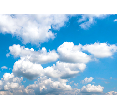 Fotomural cielo nubes blancas esponjosas - TenVinilo