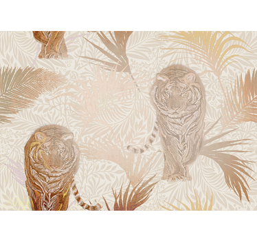 Fotomural animales motivo del tigre majestuoso - TenVinilo