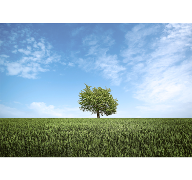 Fotomural naturaleza paisaje de árbol solitario - TenVinilo