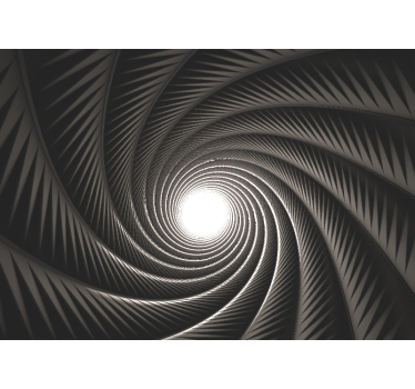 Fotomural abstracto túnel de luz espiralado - TenVinilo