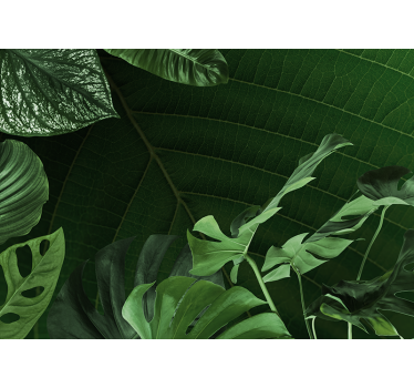 Fotomural naturaleza follaje verde exuberante - TenVinilo