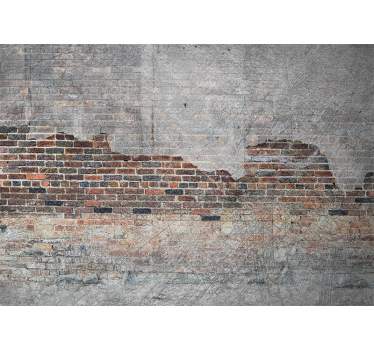 Mural de pared piedra textura de ladrillo urbano - TenVinilo