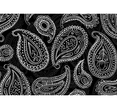 Fotomural texturas patrones paisley intrincados - TenVinilo