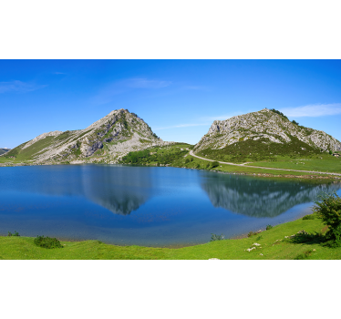 Mural lago Picos de Europa - TenVinilo