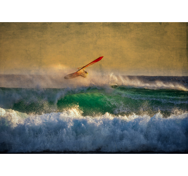 Papel mural mar windsurf olas - TenVinilo