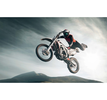 Fotomural motos salto motocross - TenVinilo