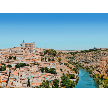 Fotomural de ciudades vistas de Toledo - TenVinilo