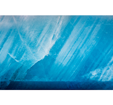 Mural de paisajes glaciar azul Antartida - TenVinilo