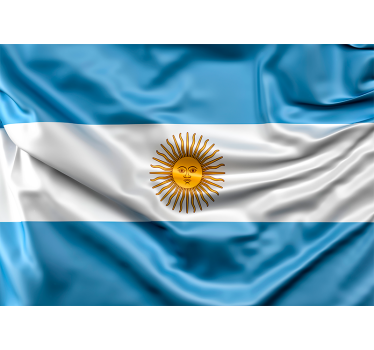 Fotomural ciudad bandera argentina - TenVinilo