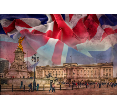 Fotomural de Londres resumen de buckingham - TenVinilo