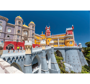 Fotomural ciudad castillo de sintra - TenVinilo