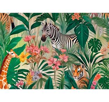 Fotomural animal explosión de la naturaleza - TenVinilo