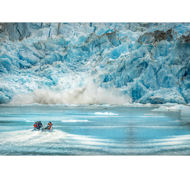 Fotomural naturaleza panorama de hielo glacial - TenVinilo