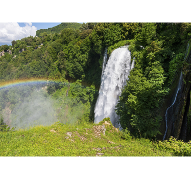 Fotomural cascada caídas con vegetación - TenVinilo