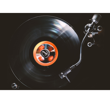 Fotomural de música reproductor de vinilo - TenVinilo