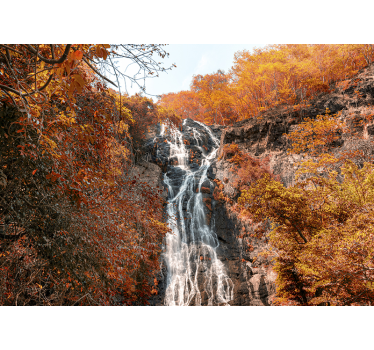 Fotomural cascada agua majestuosa fluyendo - TenVinilo